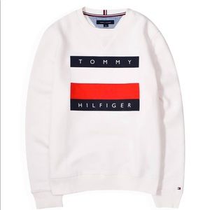 Tommy Hilfiger White Crew Neck